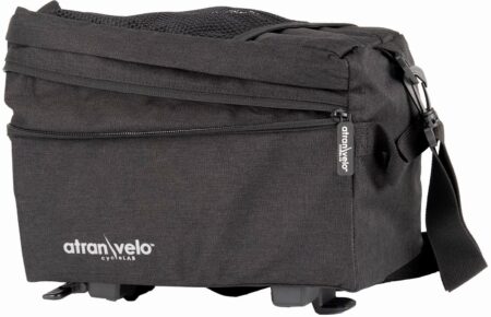 Atran Velo Zap Easy Top Bag AVS cykeltaske 26 Ã 26 Ã 6 cm sort, 11,5 L